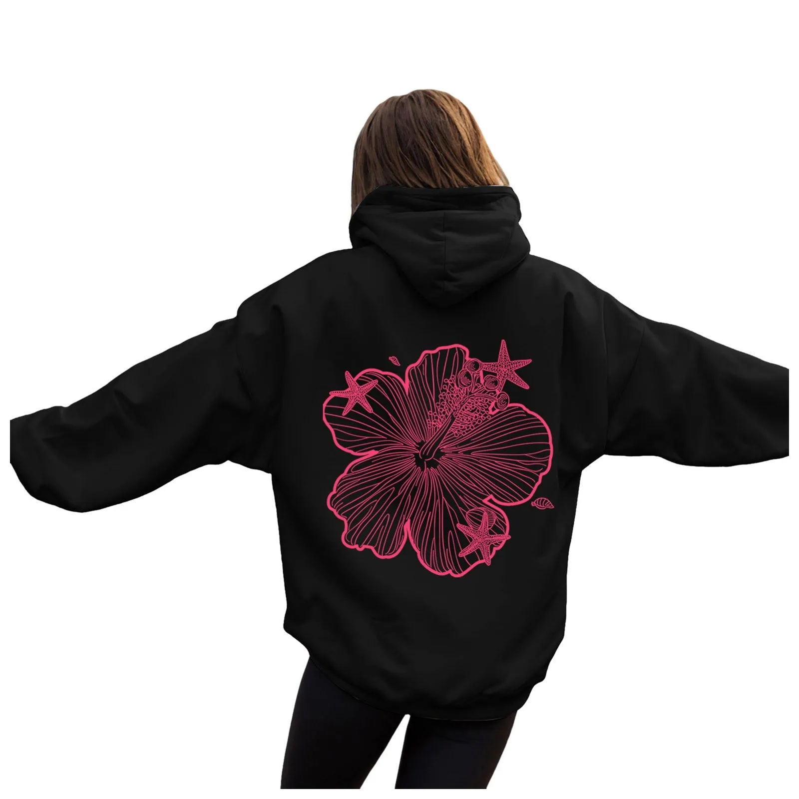 Long Hoodie Sweatshirt